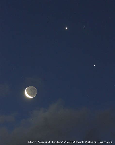 Moon, Venus and Jupiter Dazzle on December 1 - Universe Today