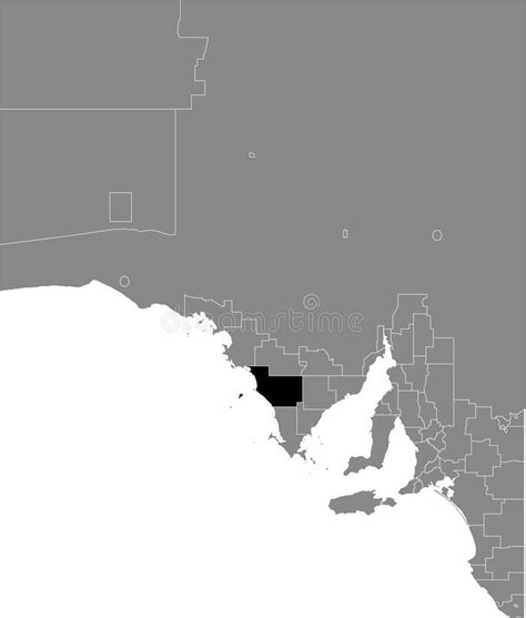 Locator Map of the DISTRICT COUNCIL of ELLISTON, SOUTH AUSTRALIA Stock Vector - Illustration of ...