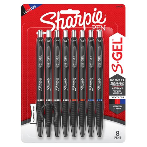 Sharpie S-Gel Retractable Gel Pens Medium Point Asst Ink 2096148 ...