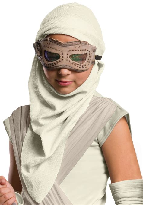 Child Star Wars The Force Awakens Rey Eye Mask with Hood | Star Wars ...