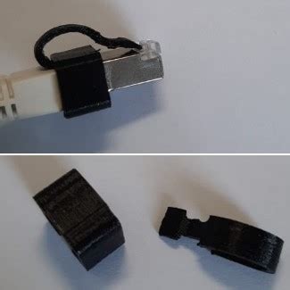 LAN- Kabel Clip, Ethernet Cable Clip by Old Lady | Download free STL model | Printables.com