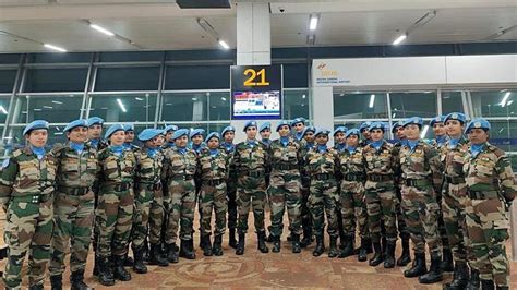 Indian Army deploys its largest women contingent of peacekeepers at a ...