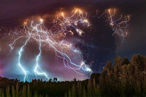 Interesting Photo of the Day: Volcano Eruption Sparks Monstrous ...