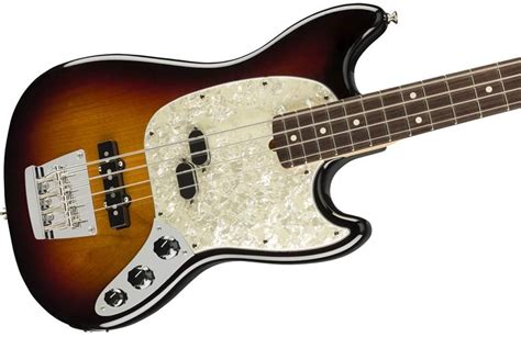 Fender American Performer Mustang Short Scale Bass 3 Colour Sunburst | guitarguitar