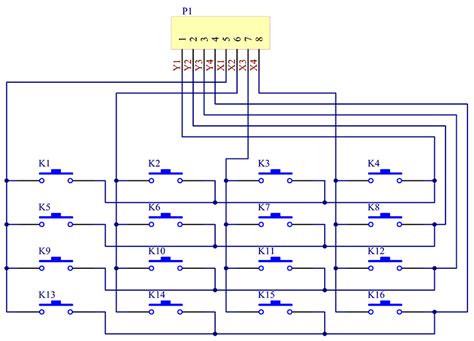 4X4 Matrix Keypad Module - Wiki