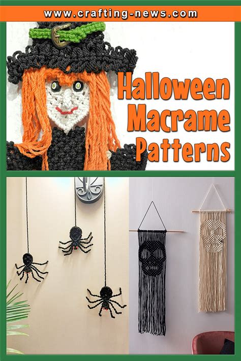 12 Halloween Macrame Patterns - Crafting News