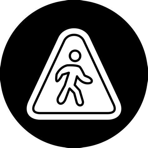 Pedestrian Crossing Street Sign icon 20941522 Vector Art at Vecteezy