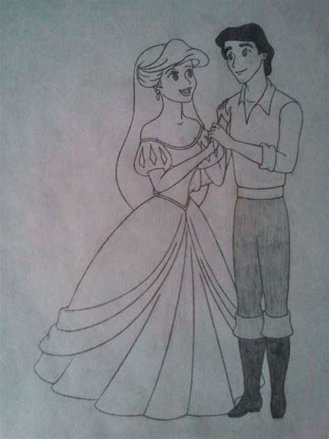 Ariel and Prince Eric by Angel47093 on DeviantArt