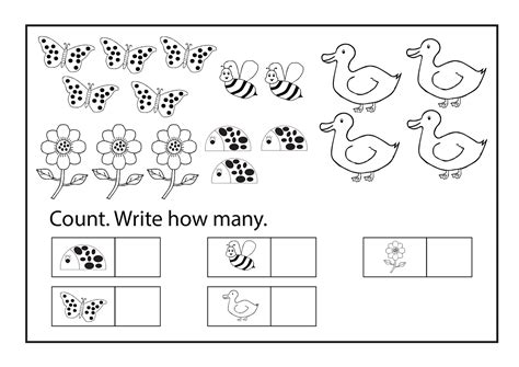 New Printable Worksheets for 6 Years Old | Free preschool worksheets ...