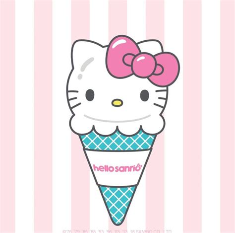 Time for a tasty treat, it's National Ice Cream Cone Day! | Hello kitty, Fondos de hello kitty ...