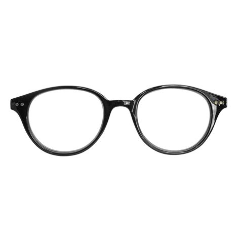 Black Reading Glasses (Round) – Vistavisionoptics