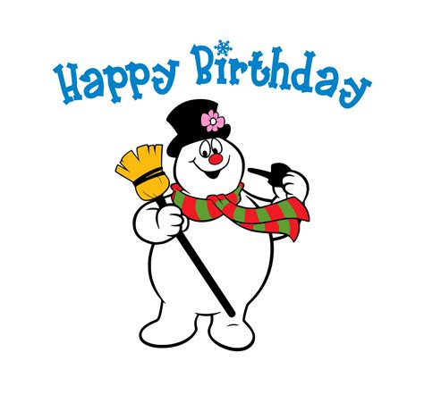 Frosty the Snowman "Happy Birthday!" Digital DXF | PNG | SVG Files! – Claire B's Caboodles