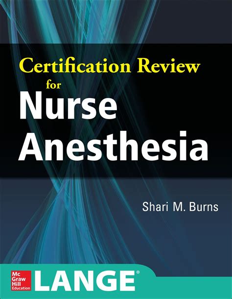 Certification Review for Nurse Anesthesia (eBook) | Nurse anesthesia, Anesthesia, Nursing books