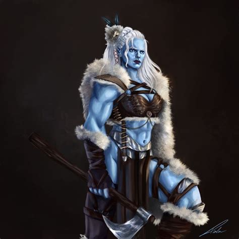 ArtStation - Isella Frost giant DnD | Giants, Ice giant, Storm kings thunder