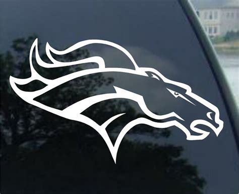 DENVER BRONCOS Vinyl decal Car window bumper mirror laptop | Etsy