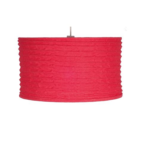35cm Red Jute Pendant | Home Lighting | Rūma
