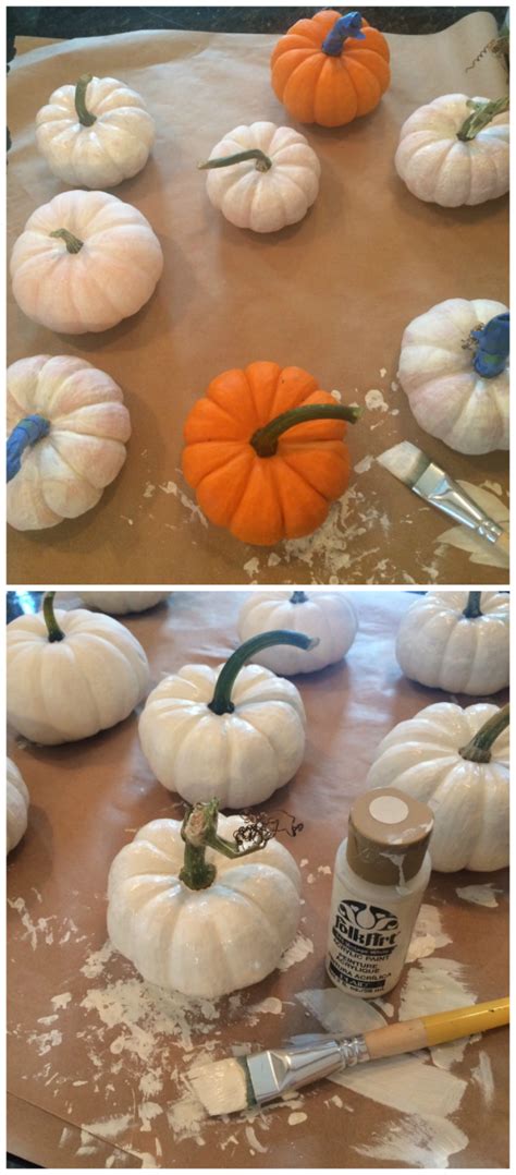 How to Paint Pumpkins