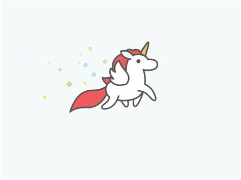 Unicorn Running by Tigran Manukyan Unicorn Run, Unicorn Logo, Unicorn And Glitter, Cute Little ...