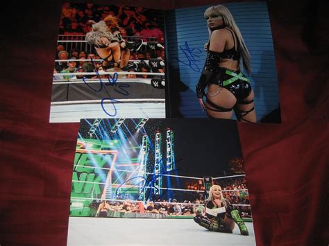 3 LIV MORGAN AEW WWE NXT SIGNED AUTOGRAPHED 8X10 PHOTO LOT | #4634851175