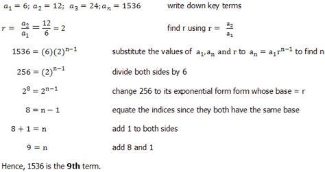 Geometric Sequence Examples