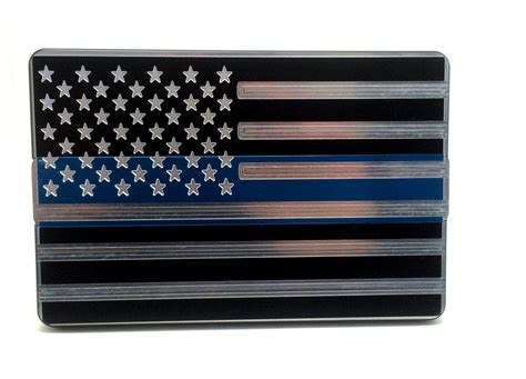 Blue Stripe with American Flag – HMC BILLET