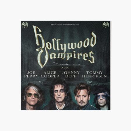 "full ori hollywood vampires tour 2023" Art Board Print for Sale by osanathan | Redbubble