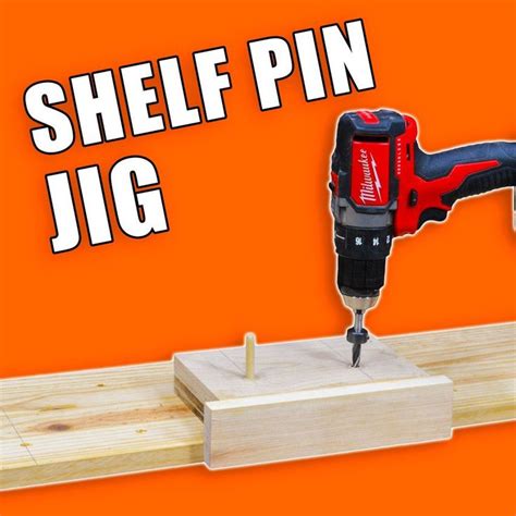 Jig for Drilling Shelf Pin Holes / Shelf Pin Jig | Woodworking ...