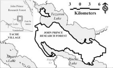 The 13 000 ha John Prince Research Forest is co-managed by Tl'azt'en ...