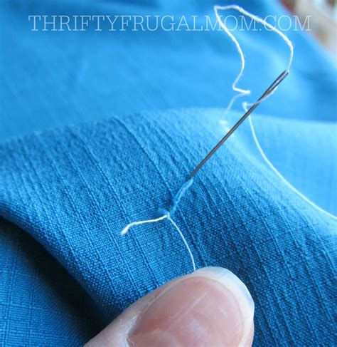 How to Easily Fix Snagged Clothing - Thrifty Frugal Mom