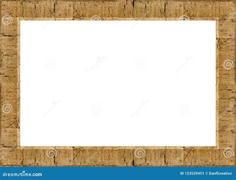 Landscape Frame with Old Rocky Borders Stock Image - Image of aged ...