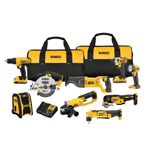 DEWALT 20-Volt MAX Lithium-Ion Cordless Combo Kit (9-Tool)-DCK940D2 ...