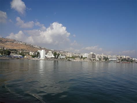 Tiberias from the Sea of Galilee