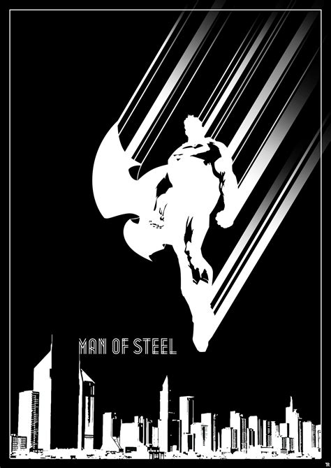 Superman Man of Steel Poster by R0mainT on DeviantArt