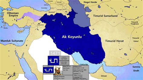 아크 코윤루의 The History of Ak Koyunlu (1376~1509) Every Year - YouTube