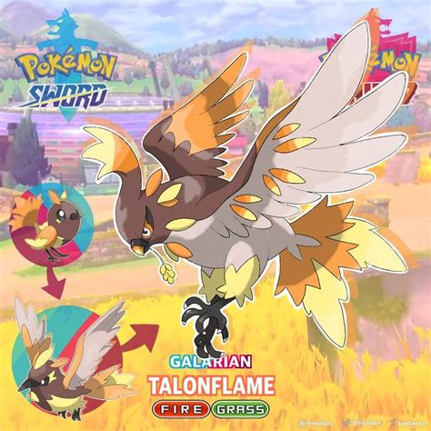 Galarian TALONFLAME !!! by SoullianArt on DeviantArt | Pokemon, Pokemon ...