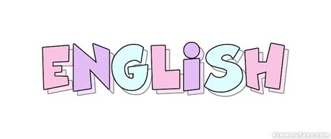 English Logo