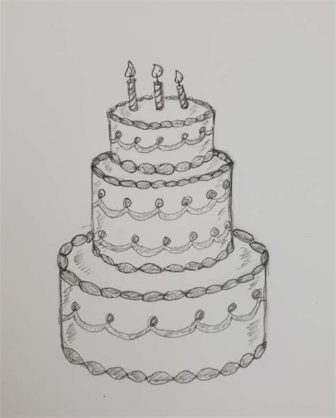 Pretty Cake Drawing