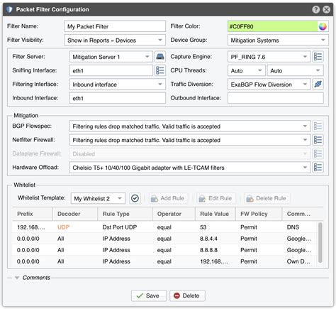 19. Configuration » Components » Packet Filter — Wanguard User Guide ...