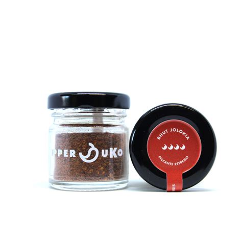 BHUT JOLOKIA - 10 gram jar - PepperuKo HK - 100% Italian Chilli Innovation