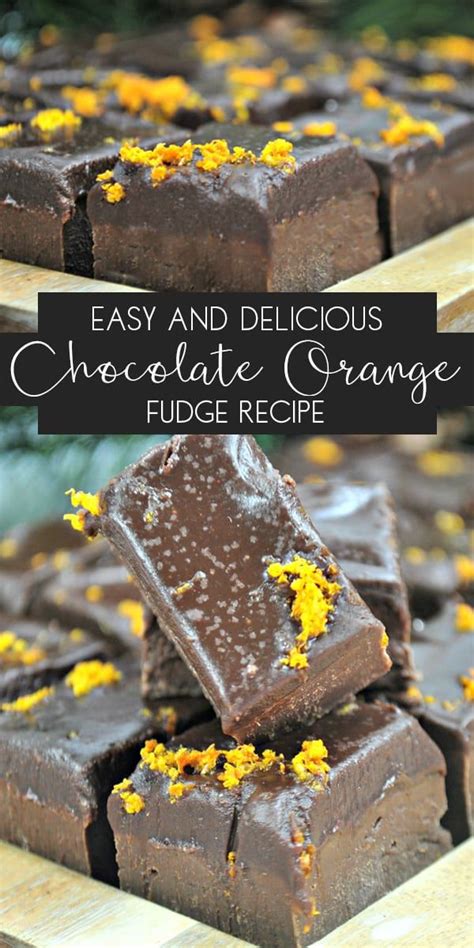 Easy Chocolate Orange Fudge Recipe ~ Hey Mom! What's Cooking? | Recipe ...