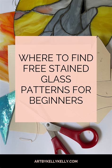 Free Stained Glass Patterns for Beginners! | Stained glass patterns, Stained glass kits, Diy ...