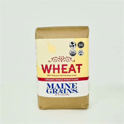 Organic Whole Wheat Flour, Stone Ground - Maine Grains