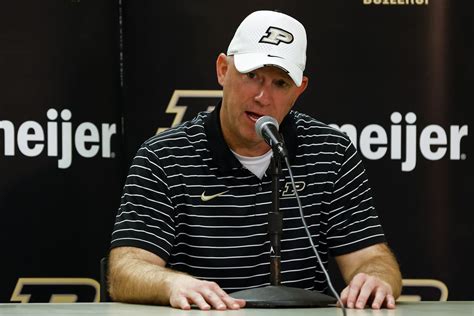 Purdue head coach Jeff Brohm on Michigan Wolverines - Maize n Brew