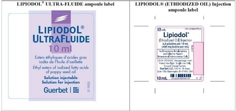 Lipiodol Ultra-Fluide - FDA prescribing information, side effects and uses