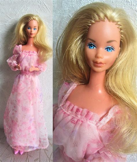 Kissing Barbie #2597 with Original Pink Dress Working Mechanism 1978 Barbie Kissing Doll Barbie ...