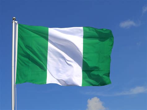 Large Nigerian Flag - 5x8 ft - Royal-Flags.co.uk