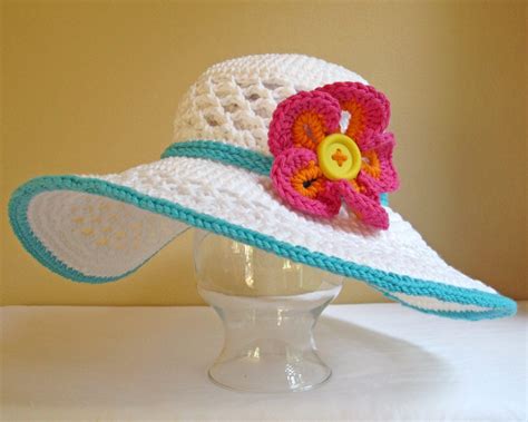 CROCHET PATTERN Aloha a crochet sun hat pattern beach