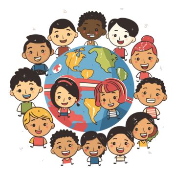 Esol Clipart Grupo De Niños Sonrientes Alrededor Del Mundo Dibujos ...