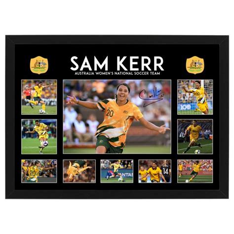 Soccer - Sam Kerr Matildas Framed Large Photo Collage | Taylormade ...