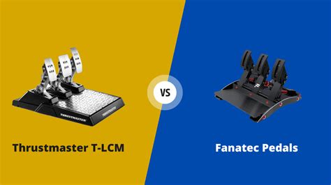 Thrustmaster T-LCM vs Fanatec Pedals: Head-to-Head